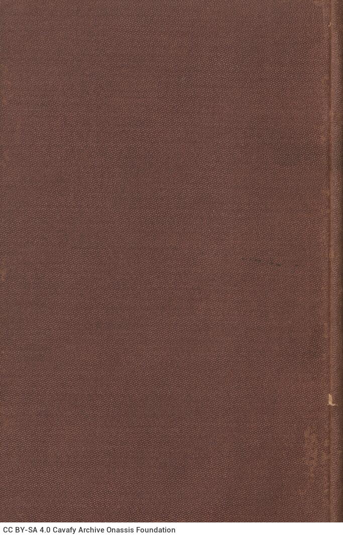 18 x 12 εκ. 10 σ. χ.α. + 309 σ. + 9 σ. χ.α., όπου στο φ. 1 κτητορική σφραγίδα CPC στο re